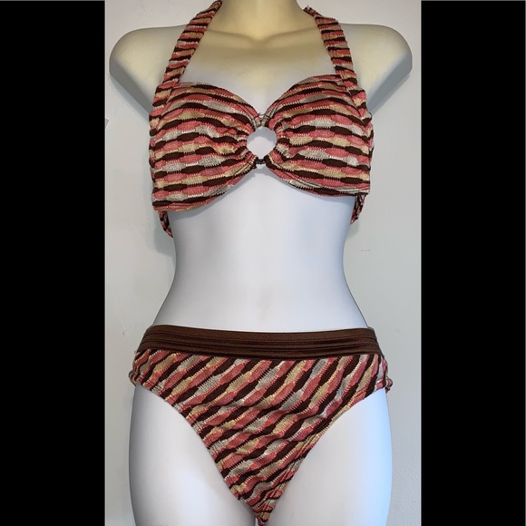 Kenneth Cole 2 Piece Bikini Size Medium - Picture 2 of 6